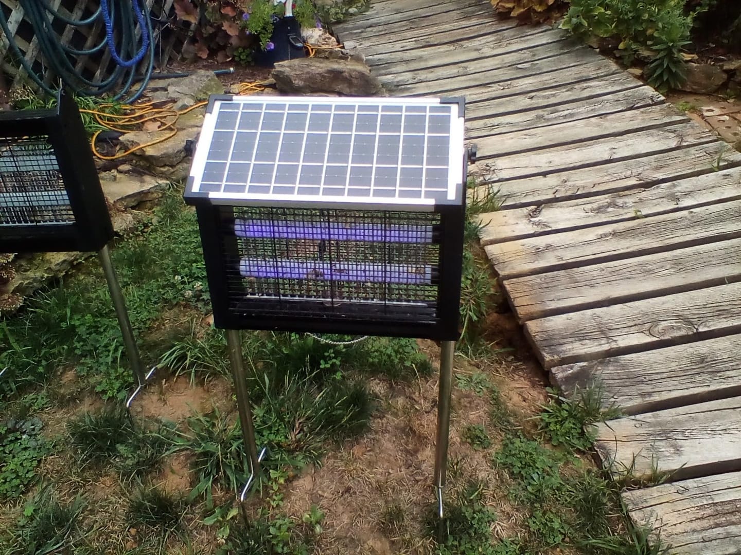 Customer photo review of GroundGuard Sentinel — Solar Bug Zapper