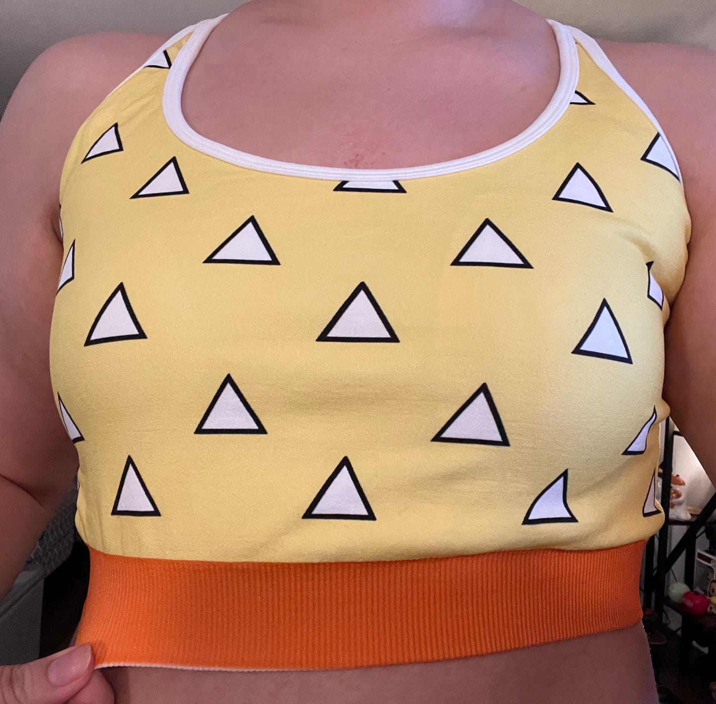 Customer photo review of Flash Pattern Seamless Bra