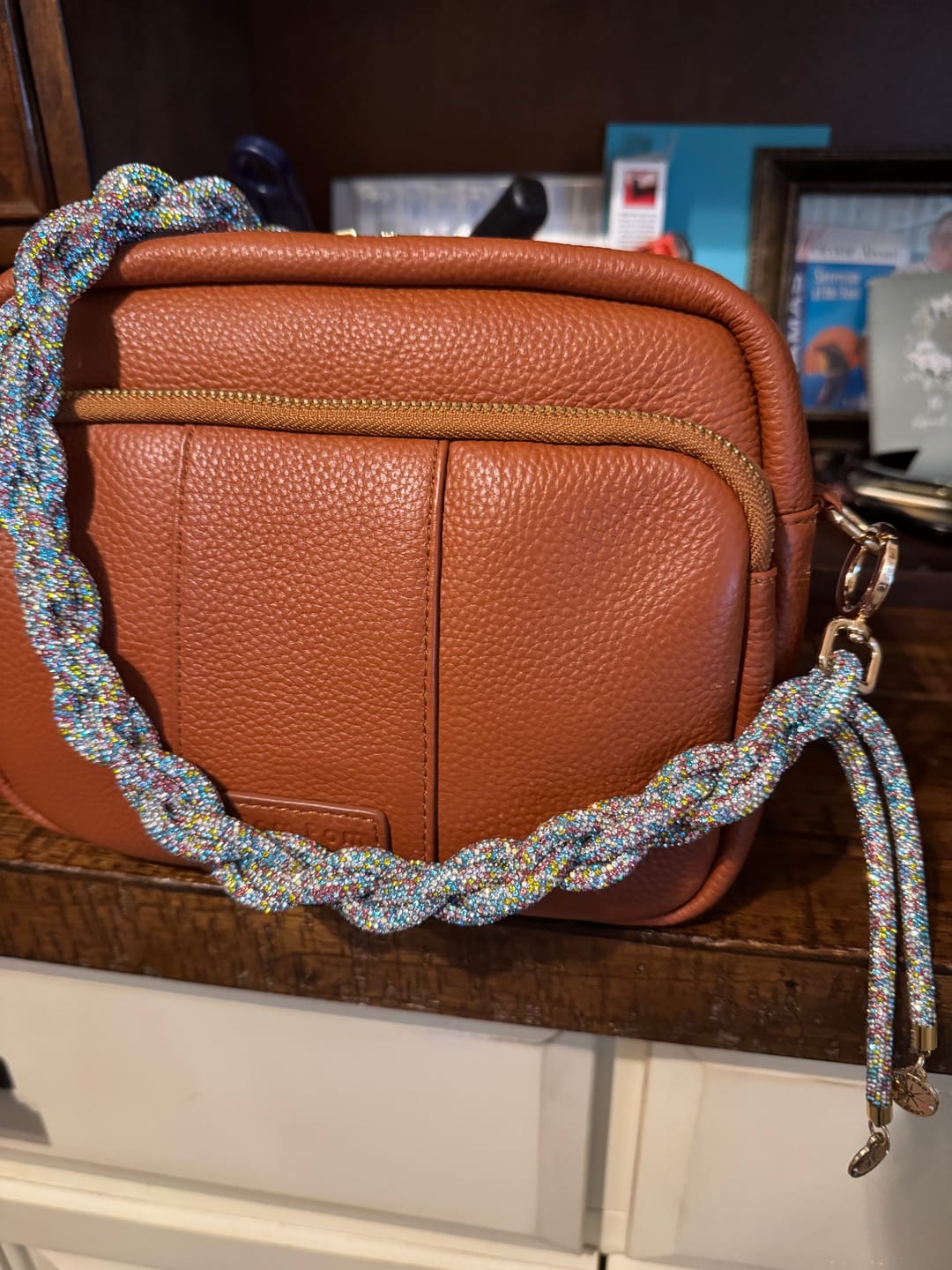 Customer photo review of CHAIN STRAP - Crystal