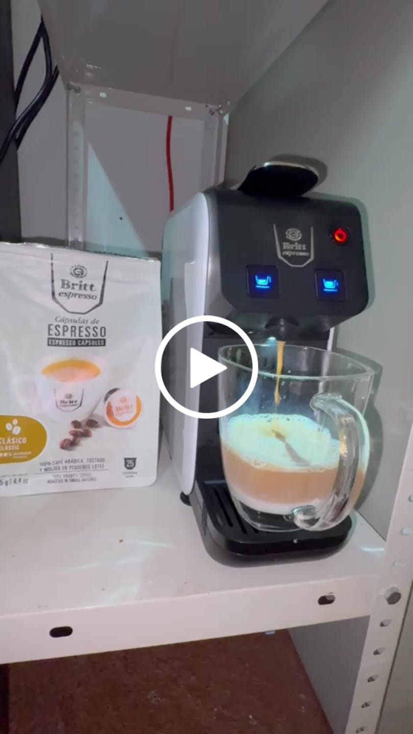 Customer video review of Britt Espresso Cápsulas Clásico
