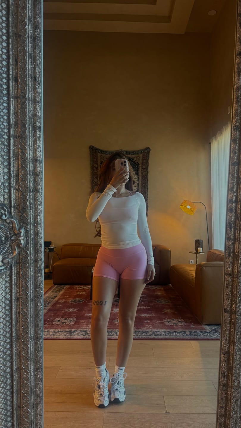 Customer photo review of The Ballet Top White