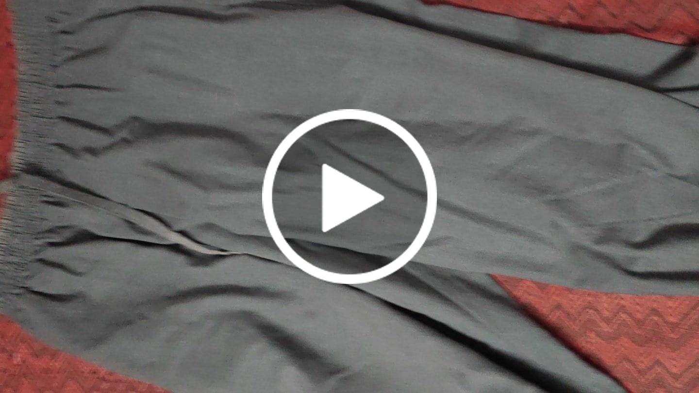 Customer video review of Men Black Cotton Pant
