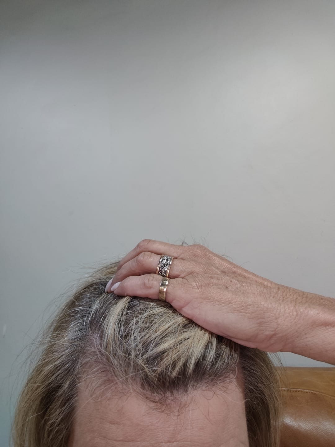 Customer photo review of Cowgirls Sulfate-Free Conditioner With Biotin