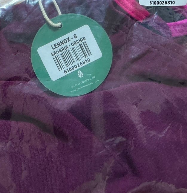 Customer photo review of LENNOX ONE PIECE - Sangria|Orchid