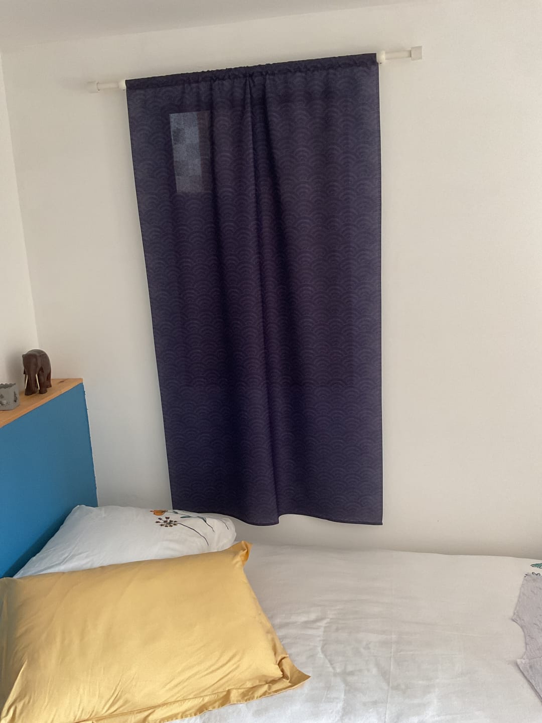 Customer photo review of Rideau Noren Japonais Seigaiha