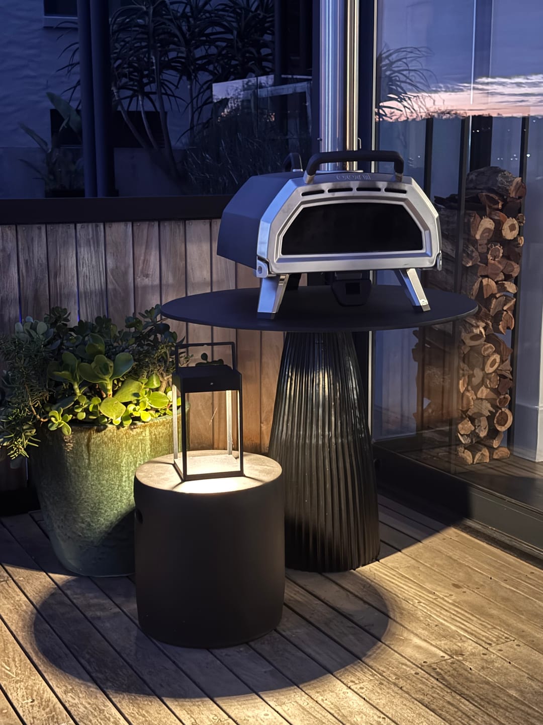 Customer photo review of Luxury Metal Solar Lantern