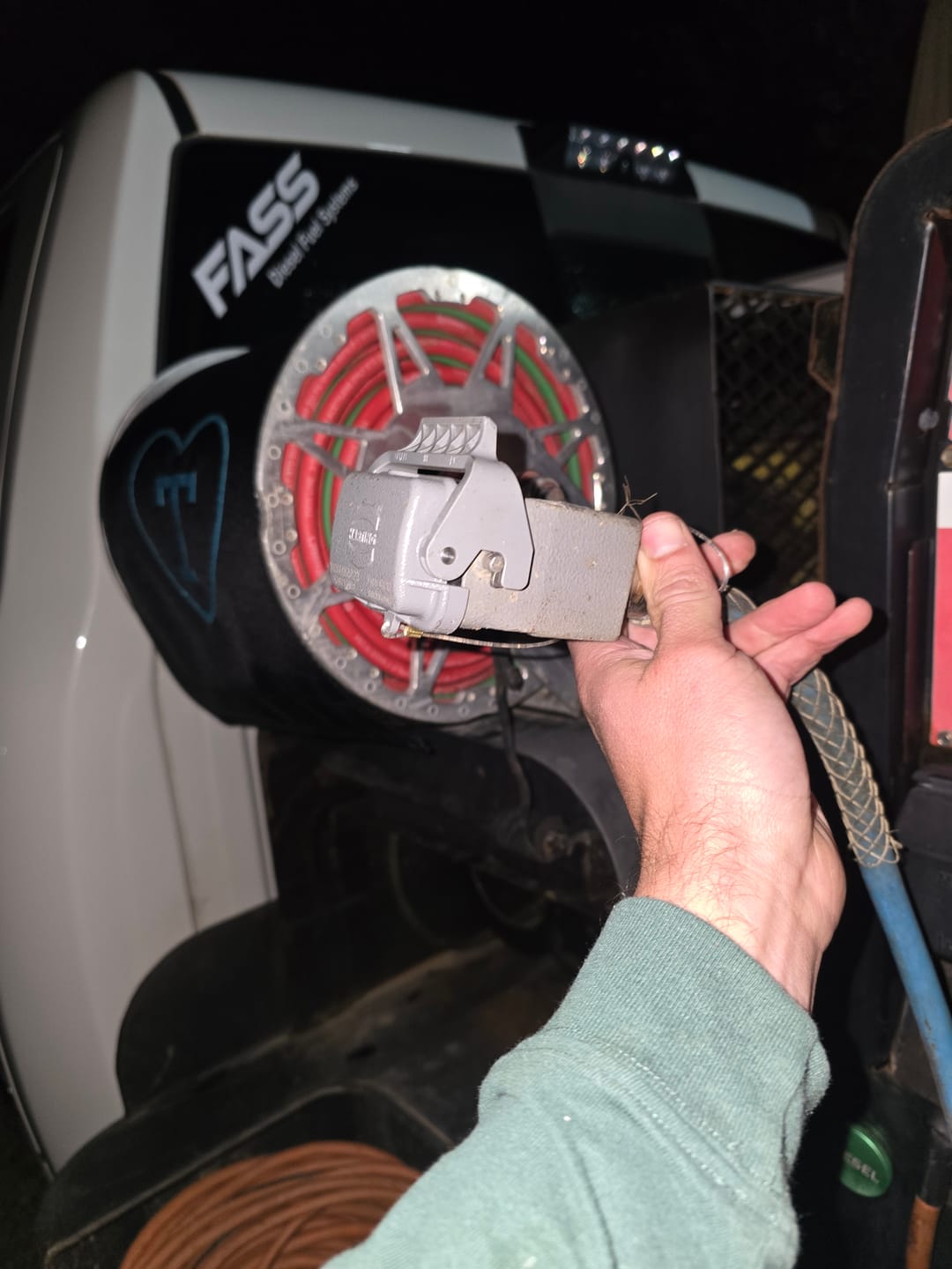 Customer photo review of Remote Cord Cover, cable end