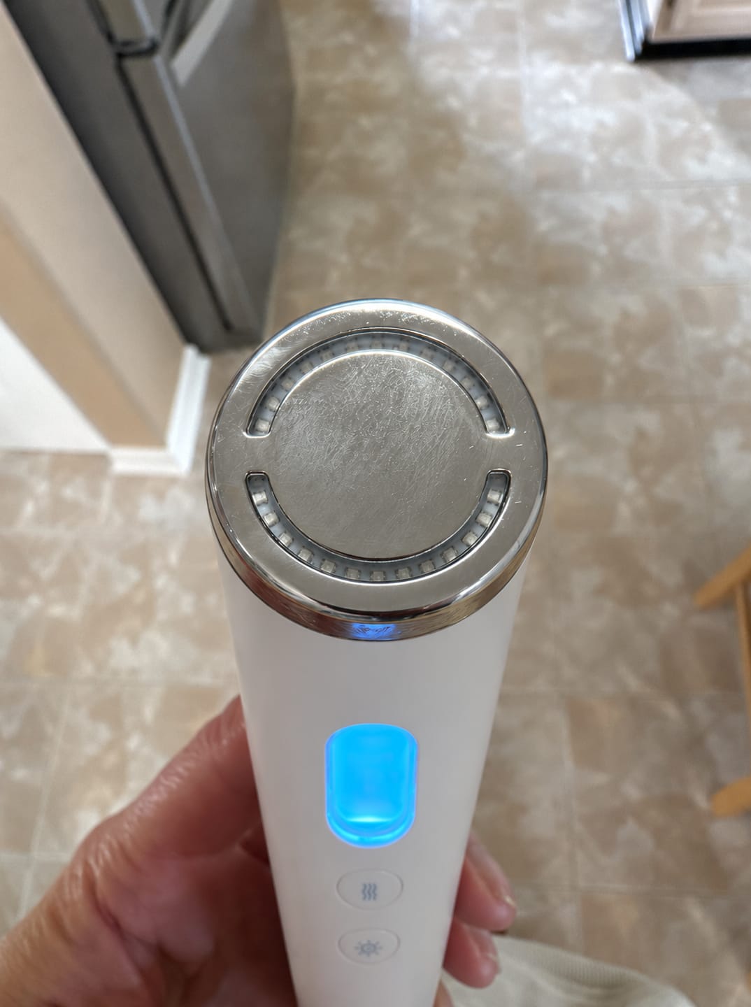 Customer photo review of At-Home LED Light Therapy Device