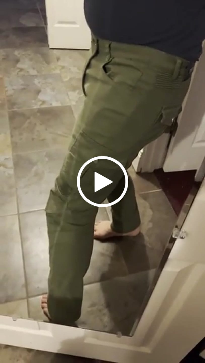 Customer video review of Motorcycle Riding Pants Denim Jeans Protect Pads Equipment