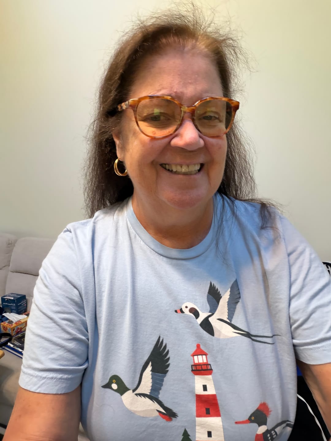 Customer photo review of Birds of Lake Ontario Tee