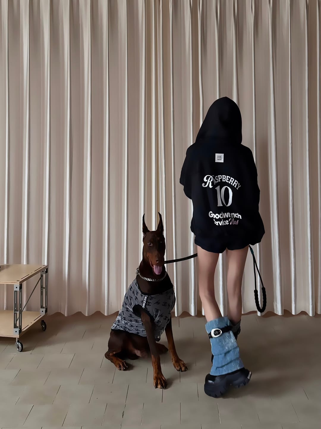 Customer photo review of WARDEN EDGE Goodwrench Racing Oversized Graphic Zip Hoodie & Relaxed Shorts Set