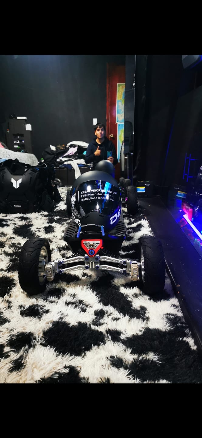 Customer photo review of Acedeck® Horizon 8.5 inch(215mm) Wheel Set, Tire, Inner Tube, CNC Hub