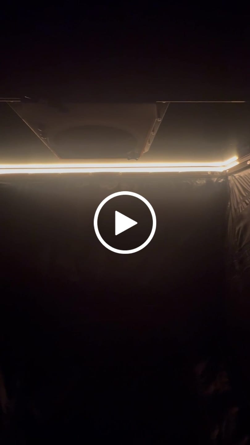 Customer video review of White/Amber 1.5M LED Strip w/ male STA connector (Tent Light)