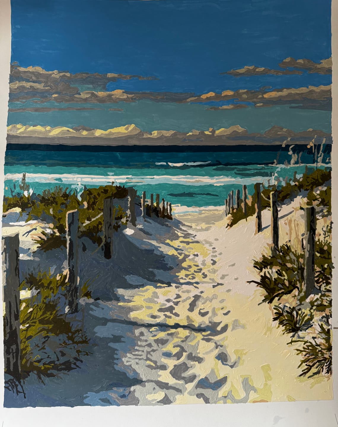 Customer photo review of Malen nach Zahlen - Strandweg