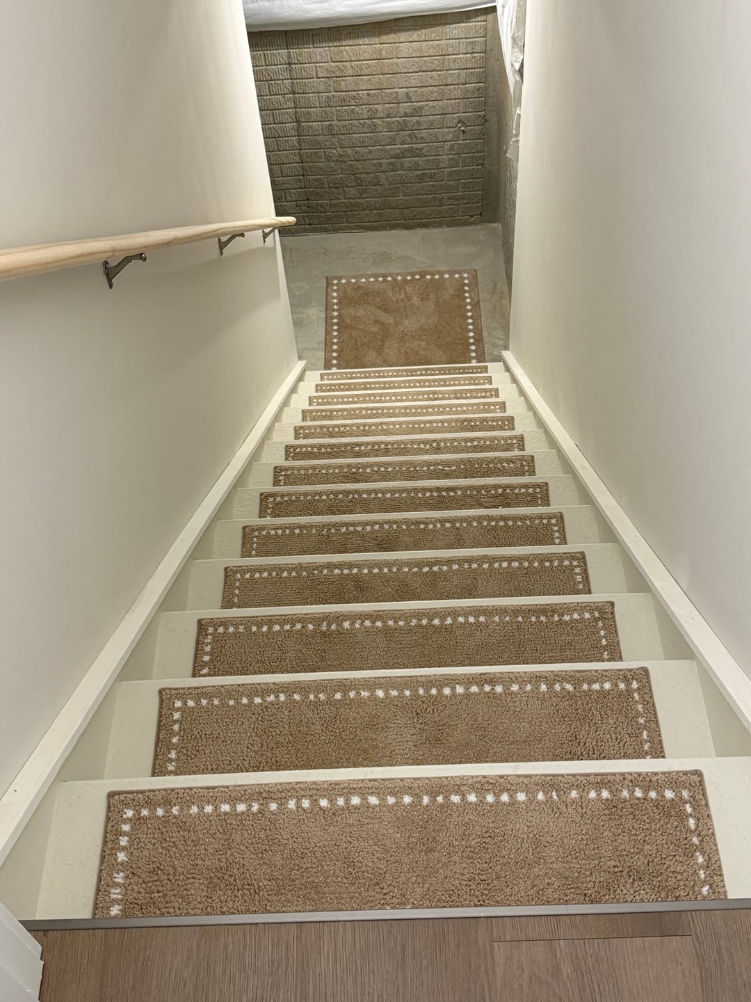 Customer photo review of CloudSoft Non-Slip Stair Treads - Beige