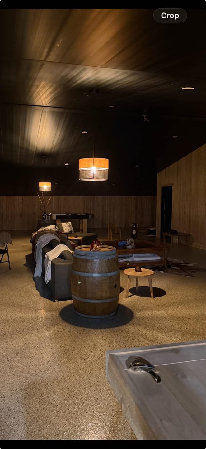 Customer photo review of Nicol Scandinavian Drum Pendant Light for Dining Room & Bedroom