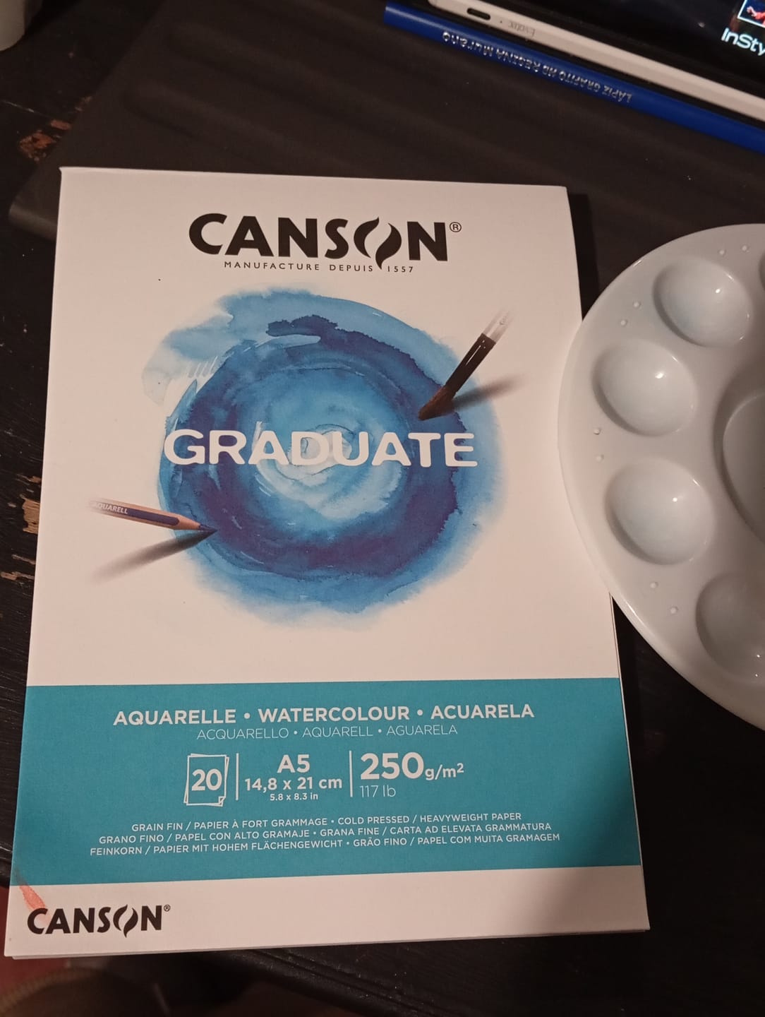 Customer photo review of Canson Graduate - Block Acuarela 20 hojas 250 g/m2
