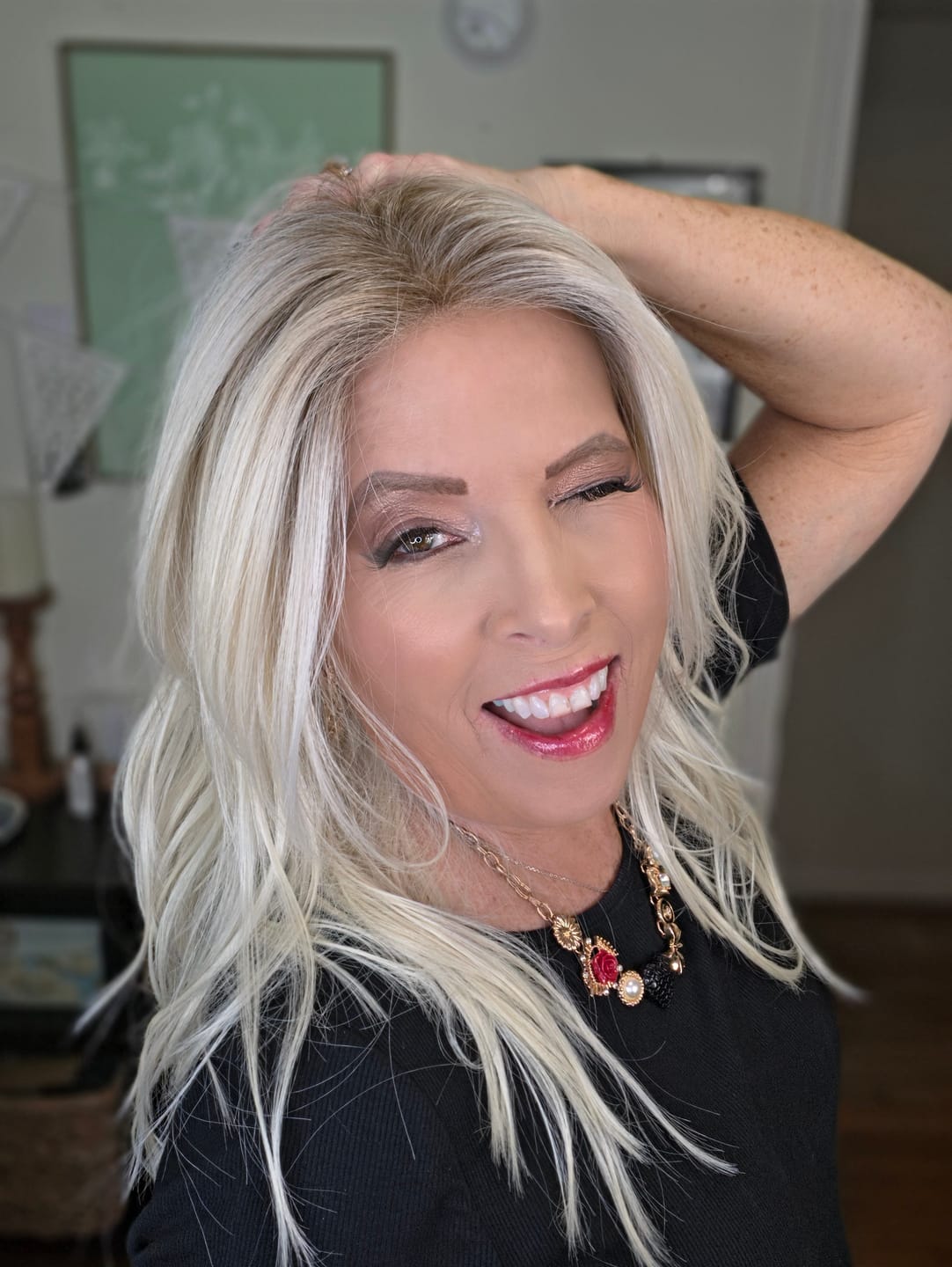 Customer photo review of TOTAL TRANSFORMATION - Swedish Blonde
