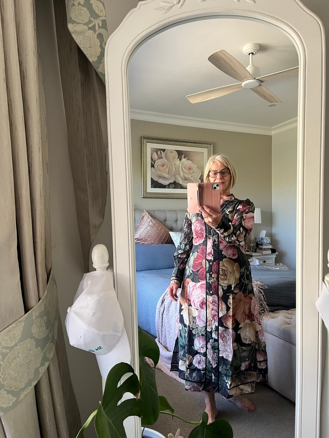 Customer photo review of Alexia Dress | Black Floral