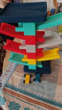 Customer photo review of Track Toys Children's Large Ejection Parking Lot Plastic Toys