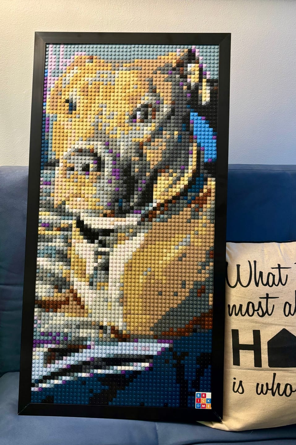 Customer photo review of Custom Design Brick Mosaic - 3x3 baseplates