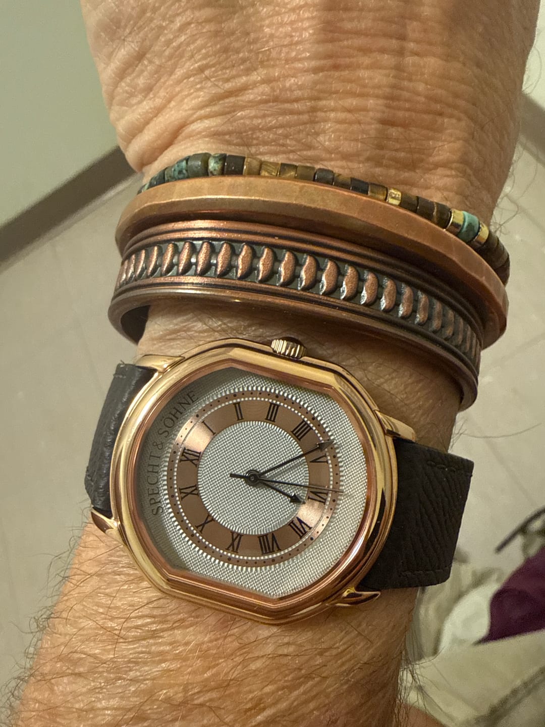Customer photo review of Specht & Söhne SP0038Q4 Quartz REGENT Rose Gold
