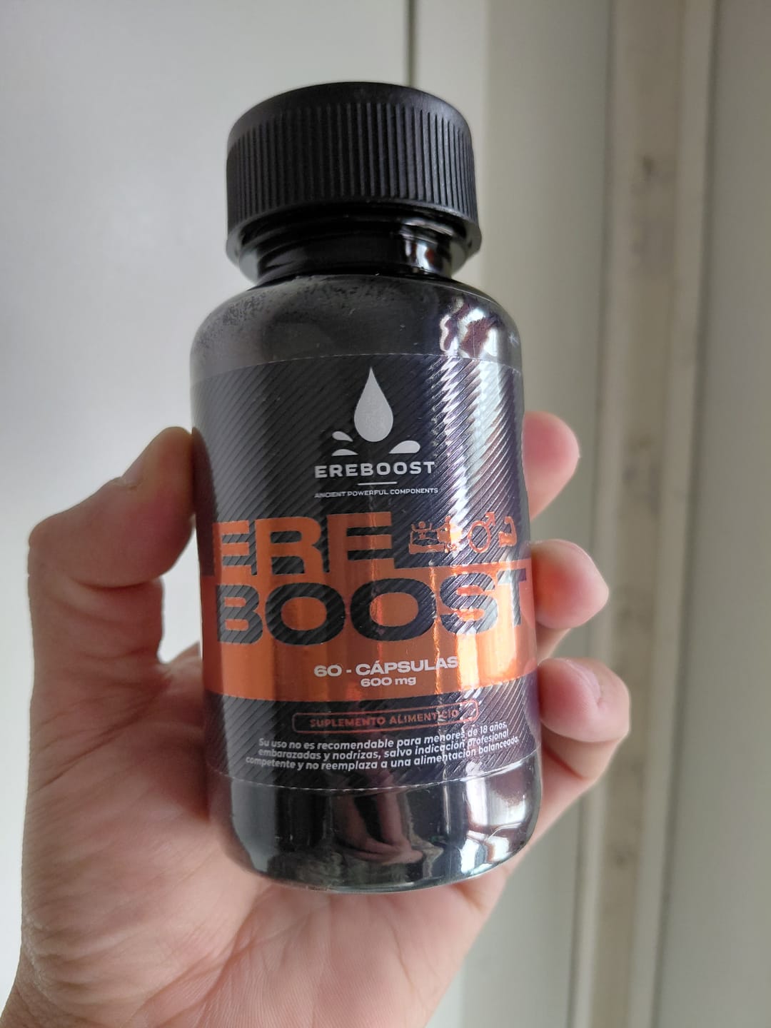 Customer photo review of EREBOOST | 60 Cápsulas | Pack 3 meses