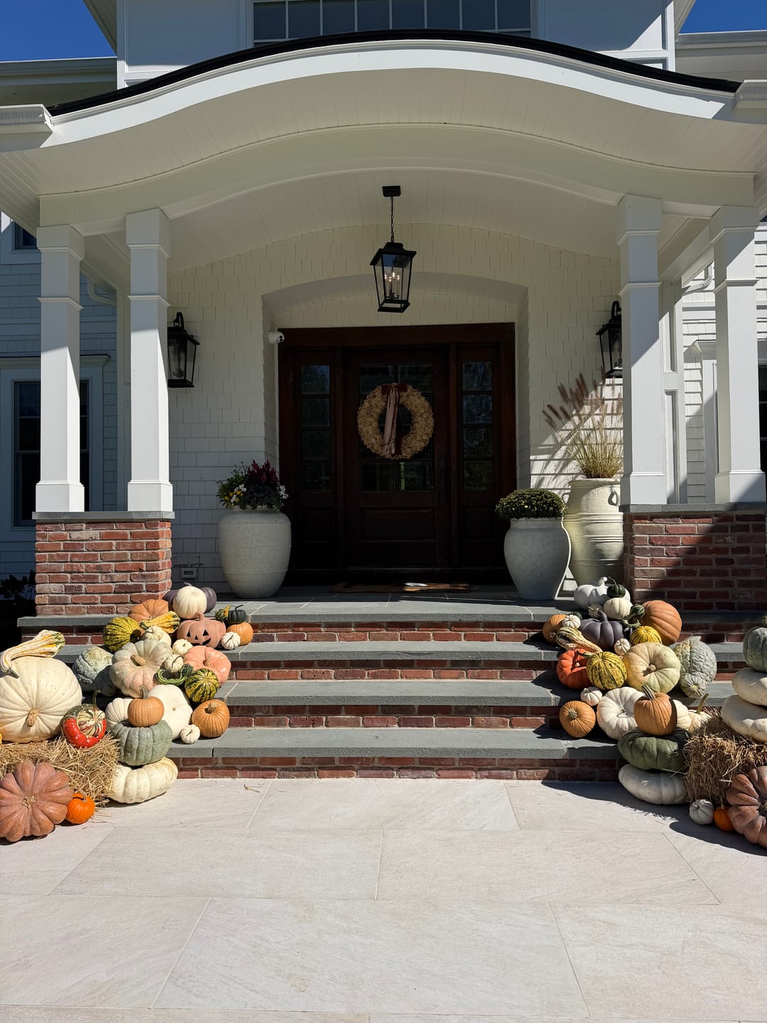 Customer photo review of Haven Natural Pine Cone Wreath