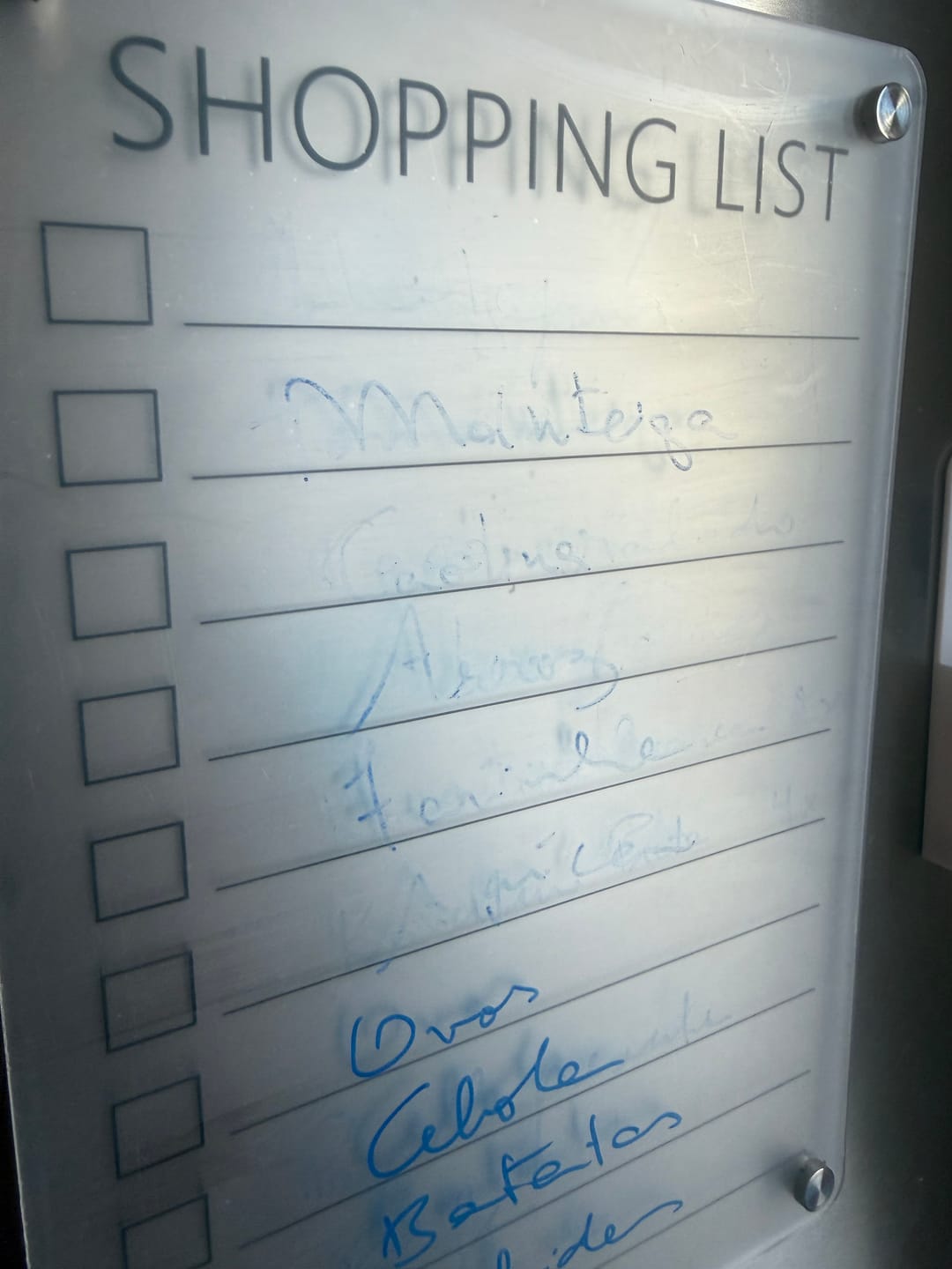 Customer photo review of Kühlschrankplaner "Shopping List"