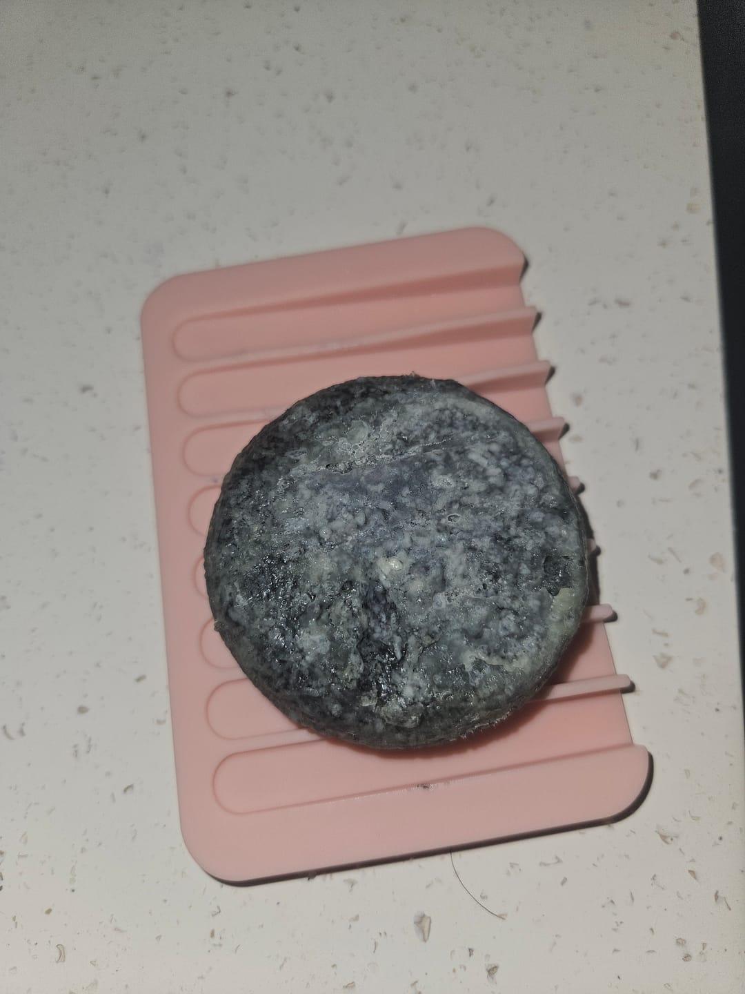Customer photo review of Karma Shampoo Bar