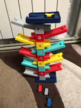 Customer photo review of Track Toys Children's Large Ejection Parking Lot Plastic Toys