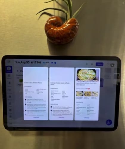 Customer photo review of Everblog 13.4" FridgeCal™  AI Fridge Calendar