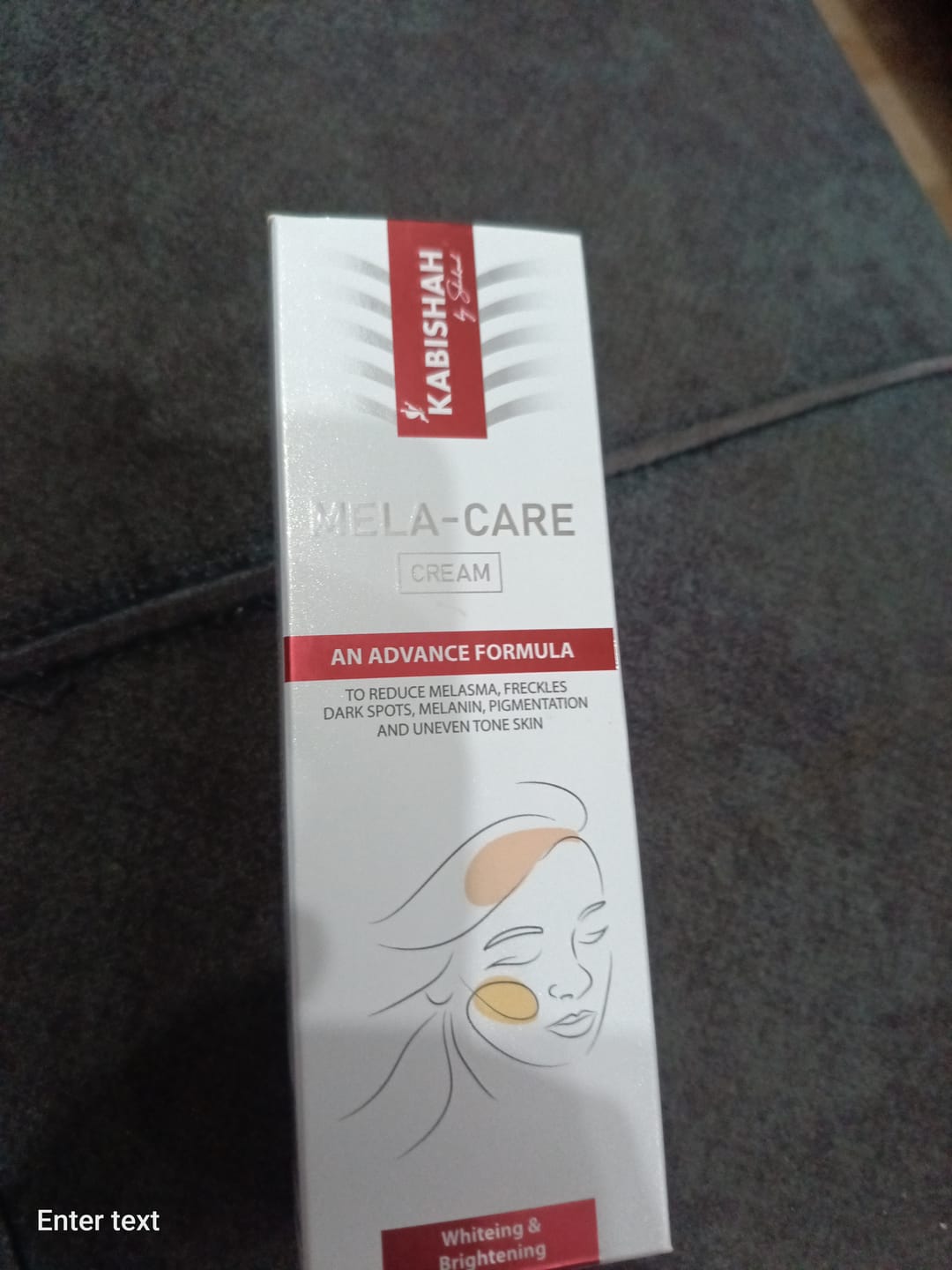 Customer photo review of Mela Care Advanced Brightening Cream