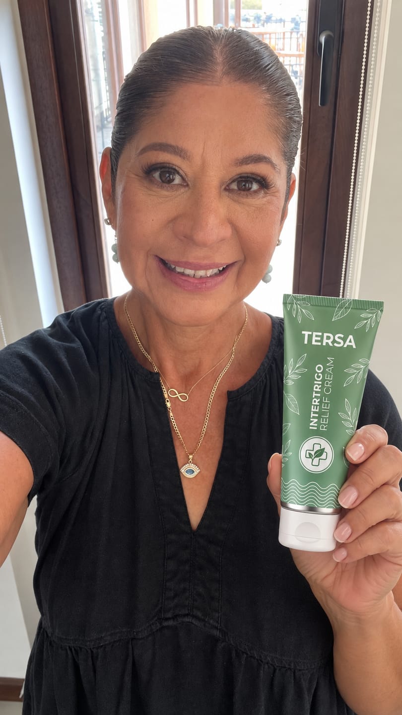 Customer photo review of Crema para pliegues