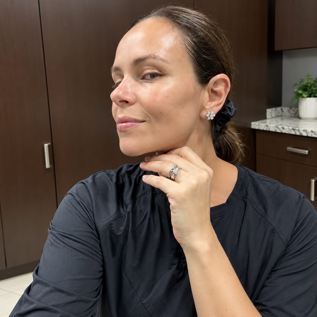 Customer photo review of Collagen Night Wrapping Mask