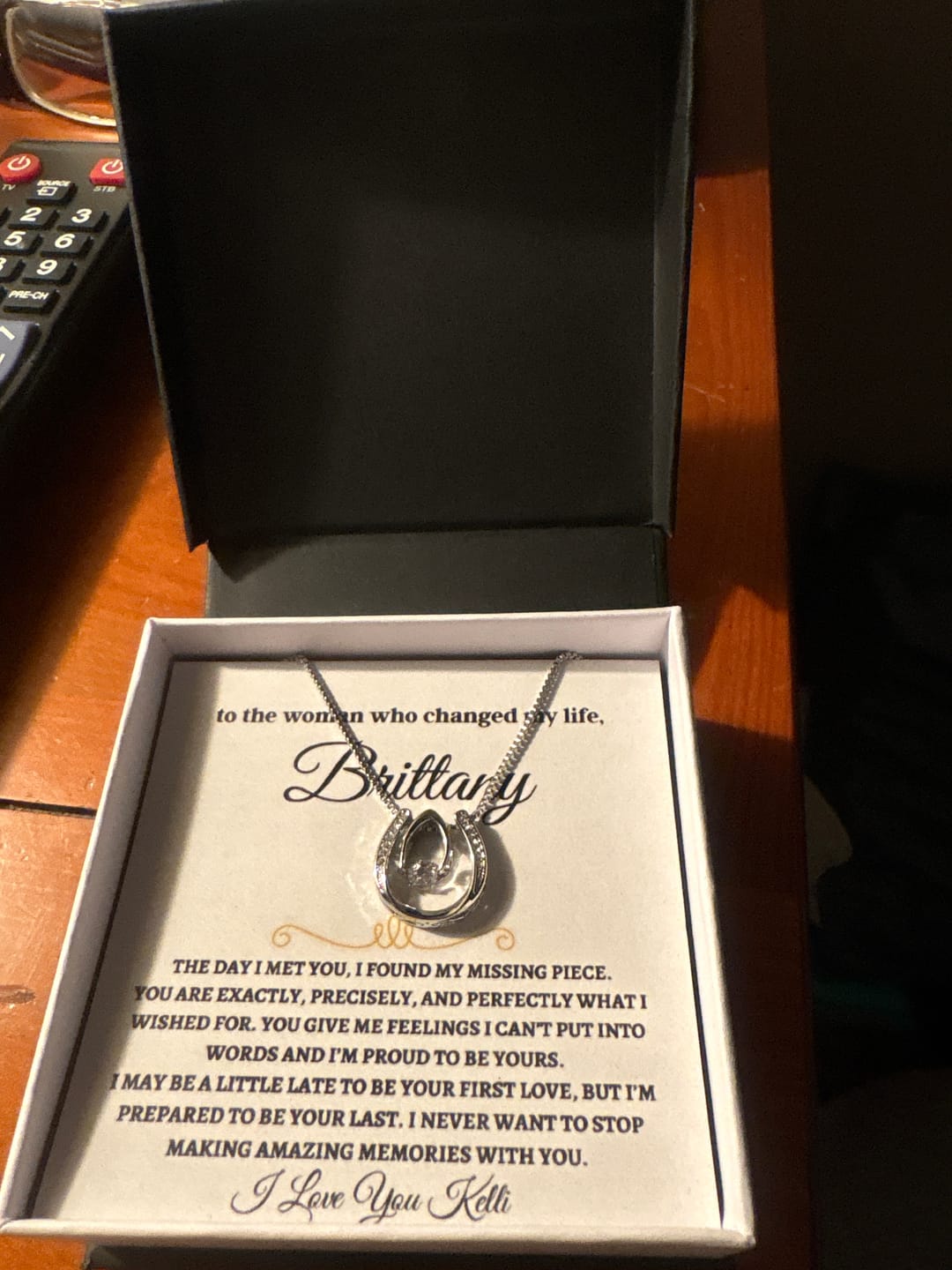 Customer photo review of To The Woman Who Changed My Life - Beautiful Gift Set - SS62