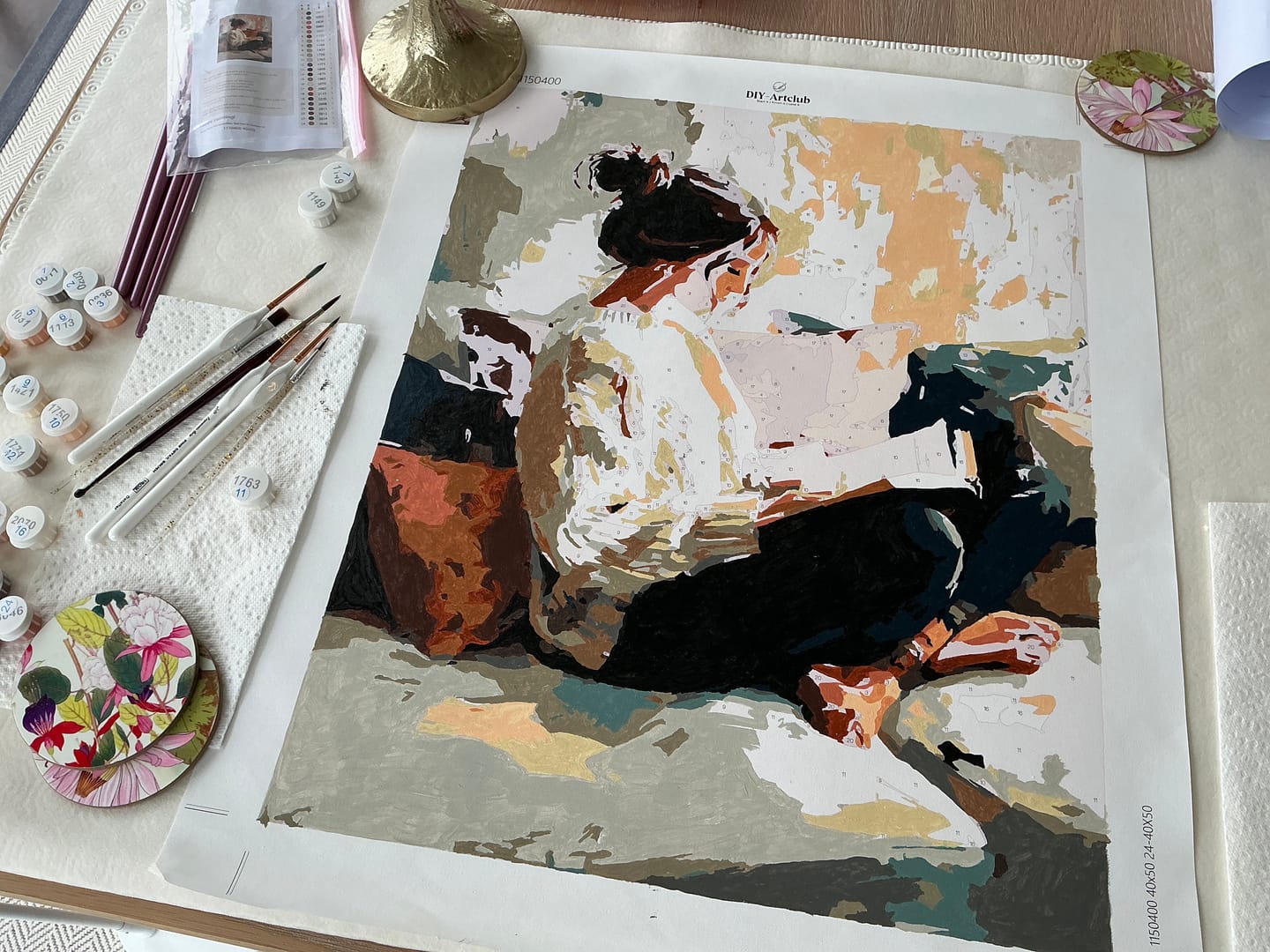 Customer photo review of Sunday time | Paint by Number