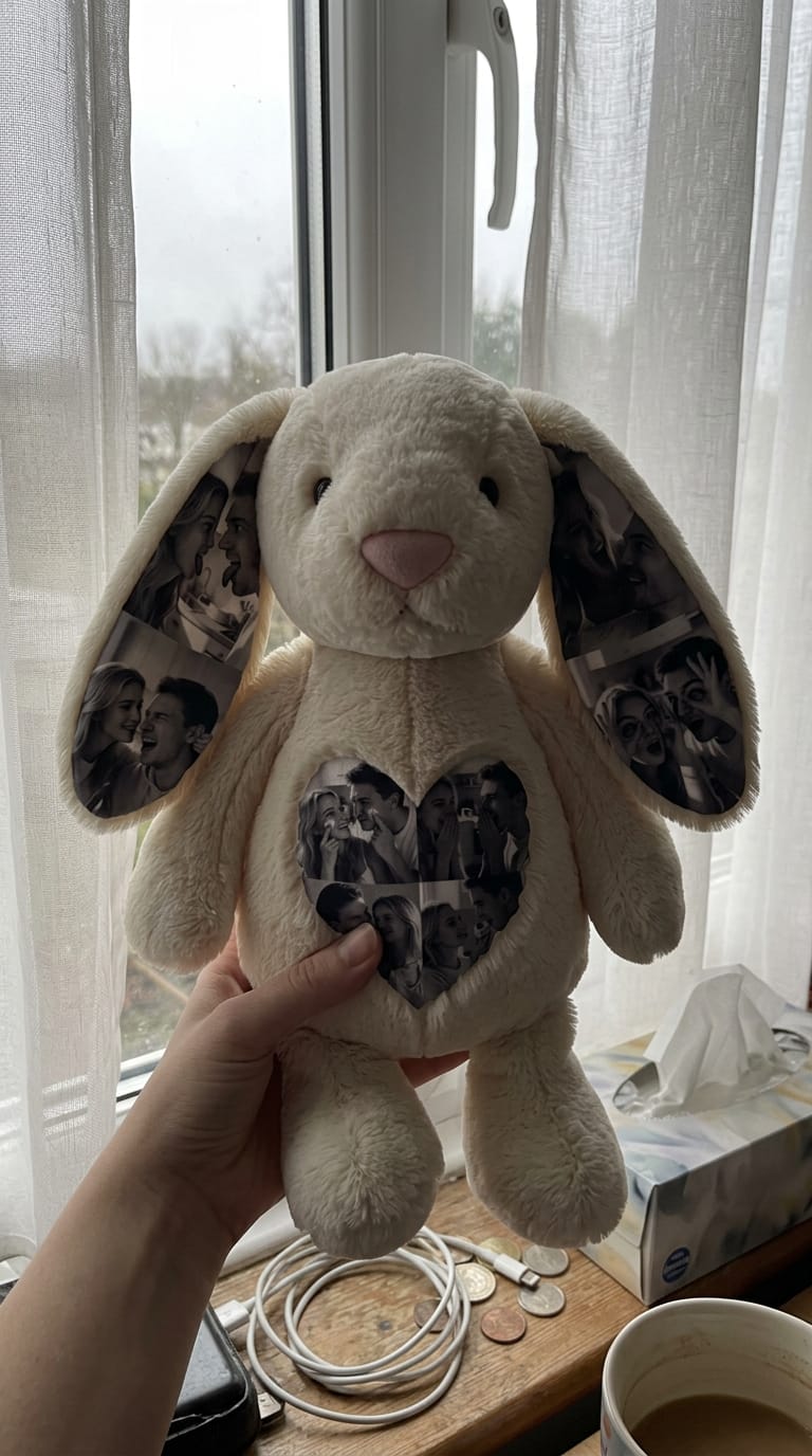 Customer photo review of Peluche personalizado con tus fotos