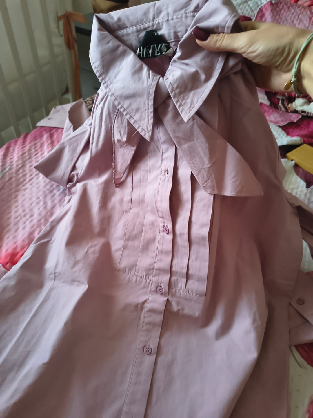 Customer photo review of CAMICIA CARTER ROSA