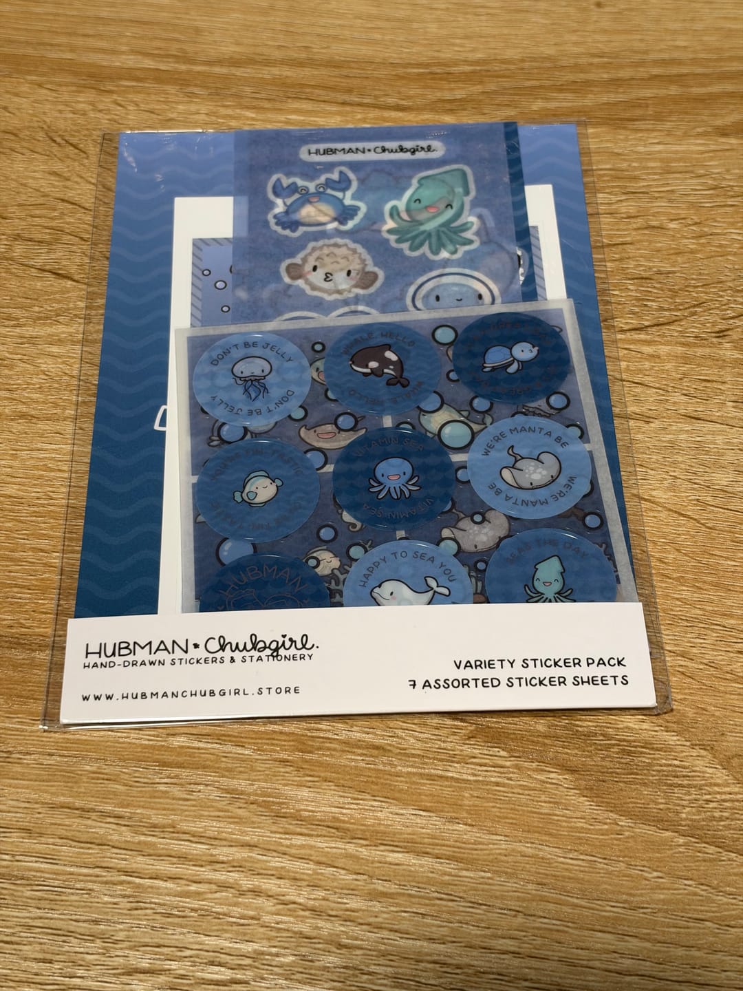 Customer photo review of Deep Blue Sea Variety Sticker Pack
