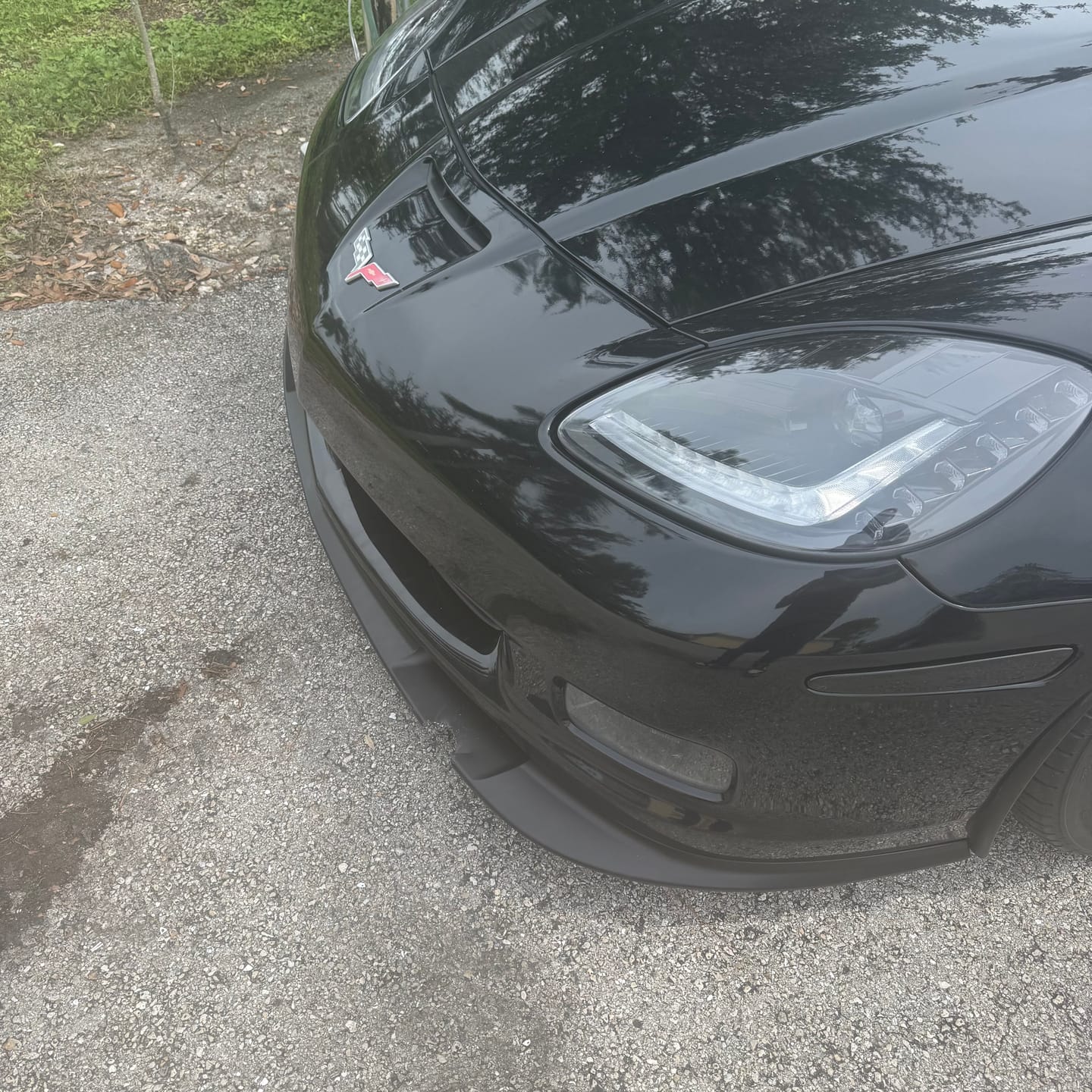 Customer photo review of Corvette C6 Grand Sport / Z06 Front Splitter Lip | ZR1 Conversion Package