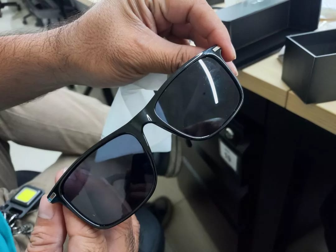 Customer photo review of AI Smart Sunglasses Camera with photochromic
