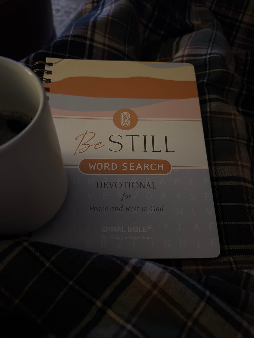 Customer photo review of Be Still: Word Search Devotional for Peace & Rest in God