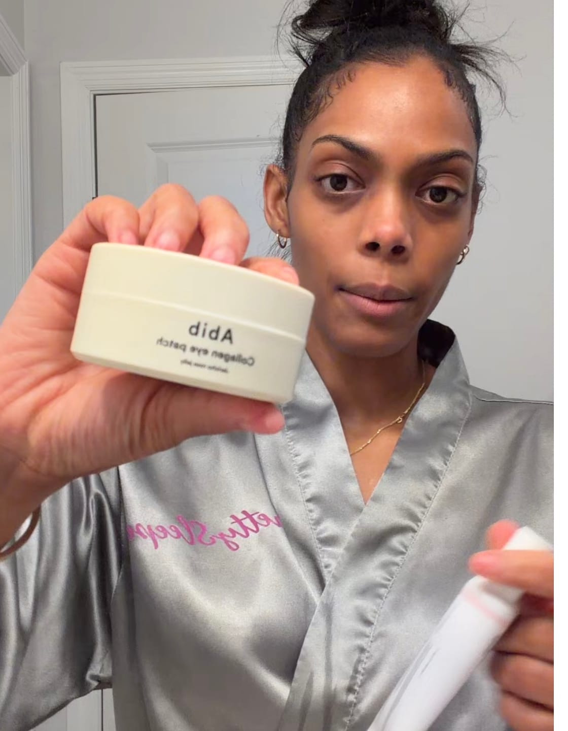 Customer photo review of Vegan Collagen eye patch Jericho rose jelly