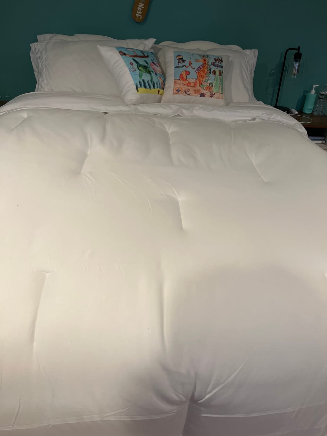 Customer photo review of MarshMellow Comforter