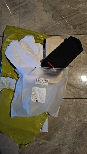 Customer photo review of Snuggi Cushioned Work Socks