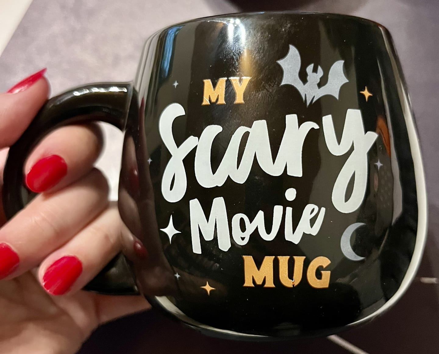 Customer photo review of My Scary Movie XL Tasse – schwarzes Hexen-Design