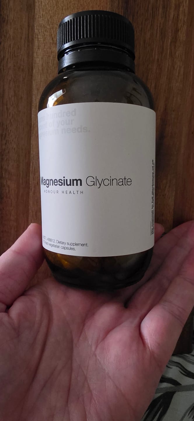 Customer photo review of Magnesium Glycinate (Pure & Unbuffered) - 110 Capsules