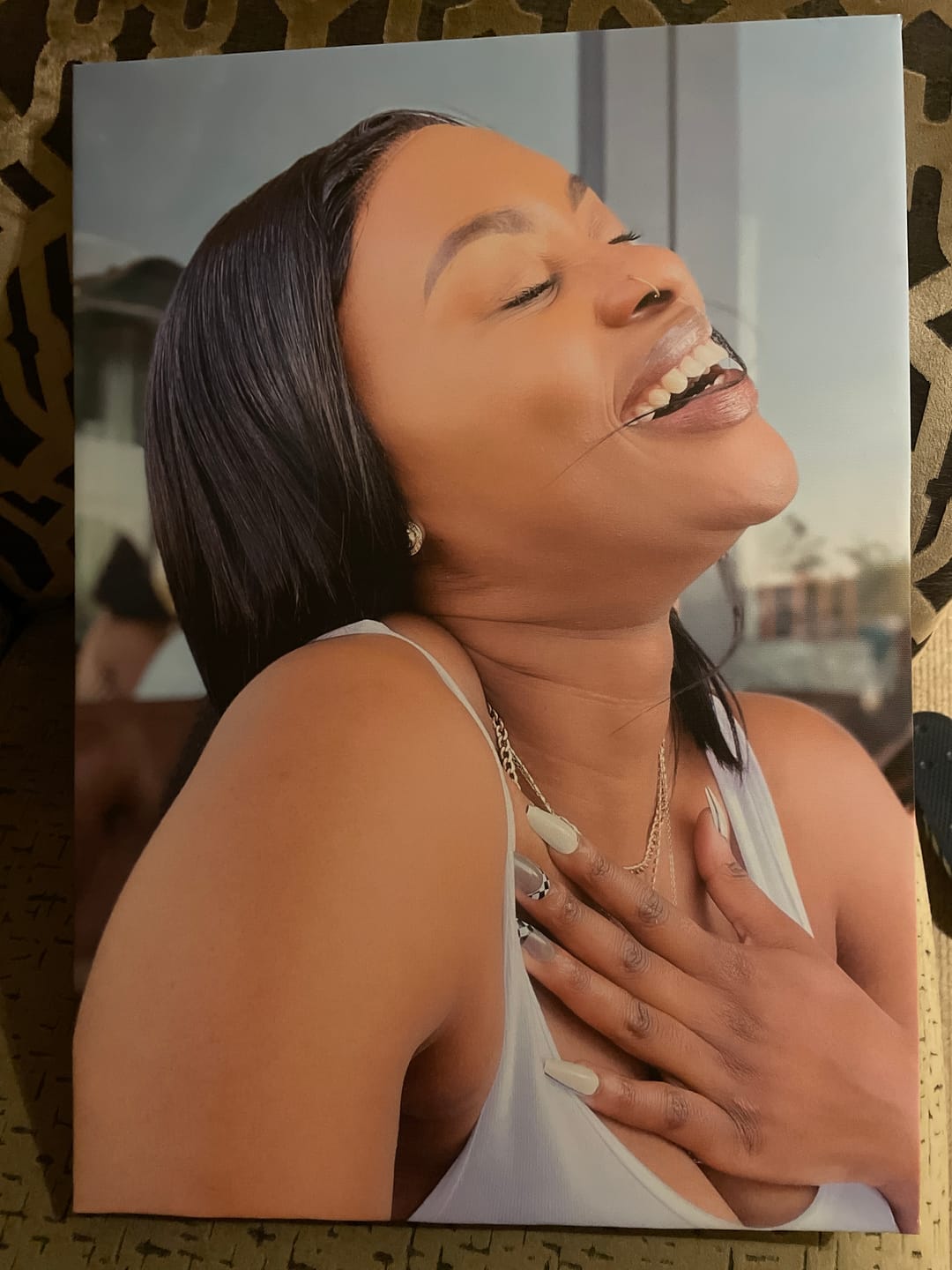 Customer photo review of 4 x A2 Canvas Combo