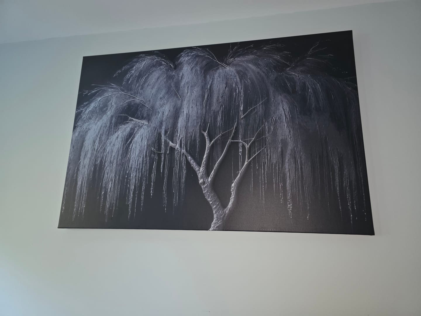 Customer photo: Golden Willow Grace Wall Art in Kelly D.'s home